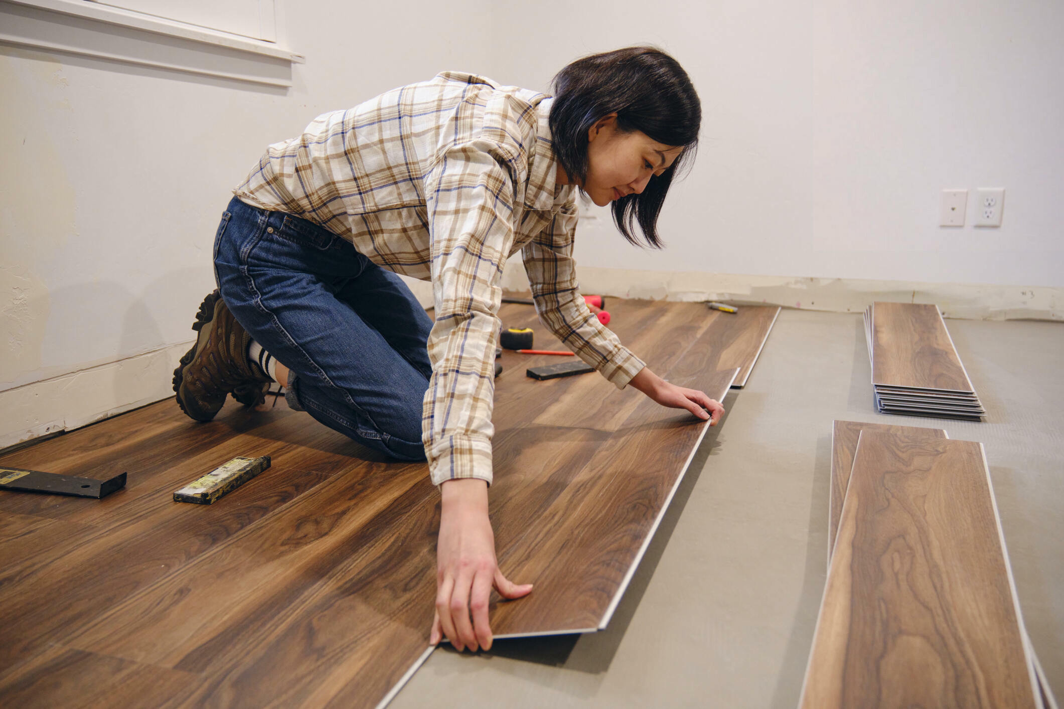Home Remodel Floor Installation